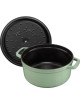 Cocotte Staub en fonte Sauge - 6 diamètres