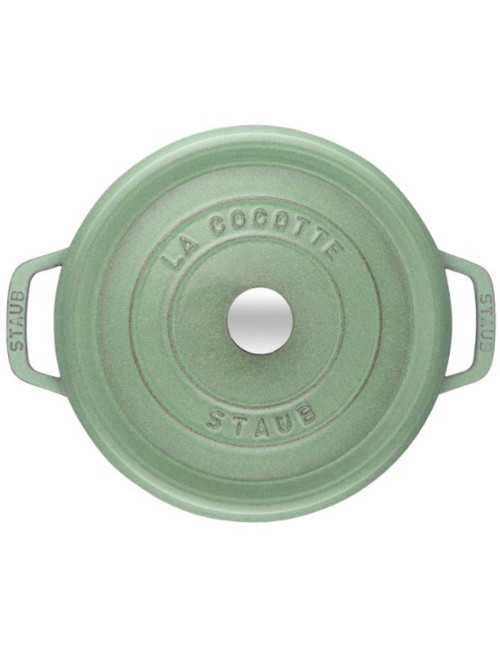 Cocotte Staub en fonte Sauge - 6 diamètres