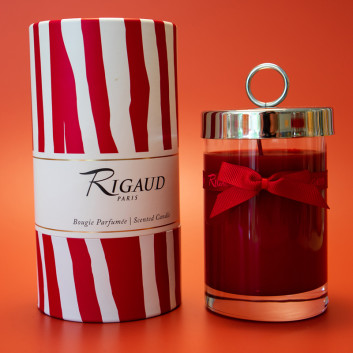 Bougie parfumée RIGAUD La Vie en rouge - 3 tailles