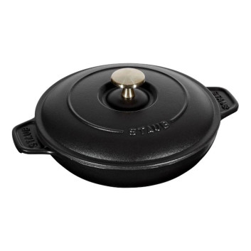 Assiette chaude ronde plat fonte Staub 20cm - 2 coloris