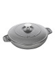 Assiette chaude ronde plat fonte Staub 20cm - 2 coloris