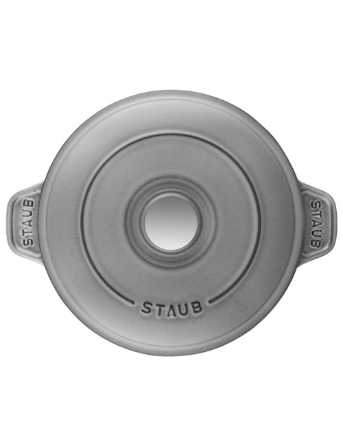 Assiette chaude ronde plat fonte Staub 20cm - 2 coloris
