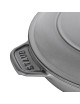 Assiette chaude ronde plat fonte Staub 20cm - 2 coloris