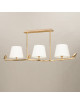 Suspension Plume Bronze Objet Insolite - 3 coloris