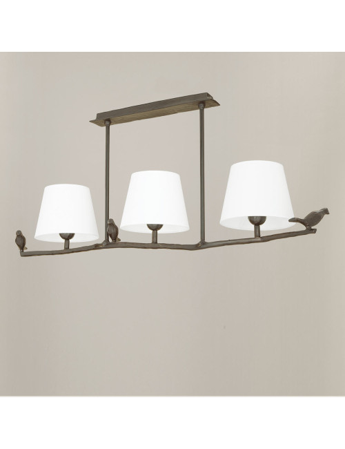 Suspension Plume Bronze Objet Insolite - 3 coloris