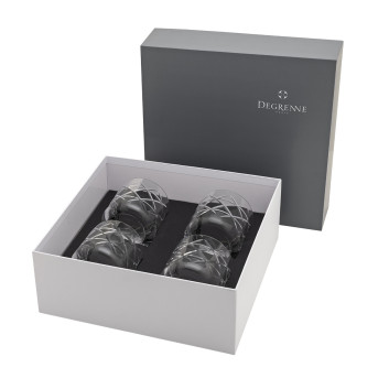 Coffret Newport 4 verres à whisky Degrenne