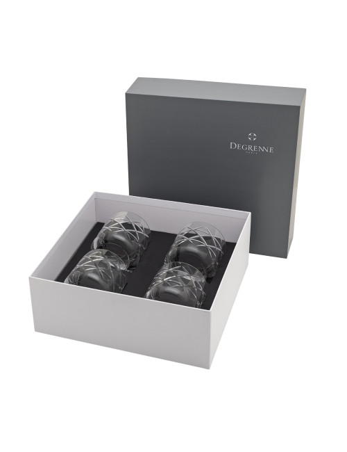 Coffret Newport 4 verres à whisky Degrenne