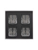 Coffret Newport 4 verres à whisky Degrenne