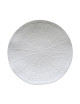 6 assiettes porcelaine Pamplemousse Pergay - 2 tailles