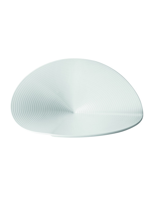 2 assiettes de présentation Canopée Pillivuyt en porcelaine