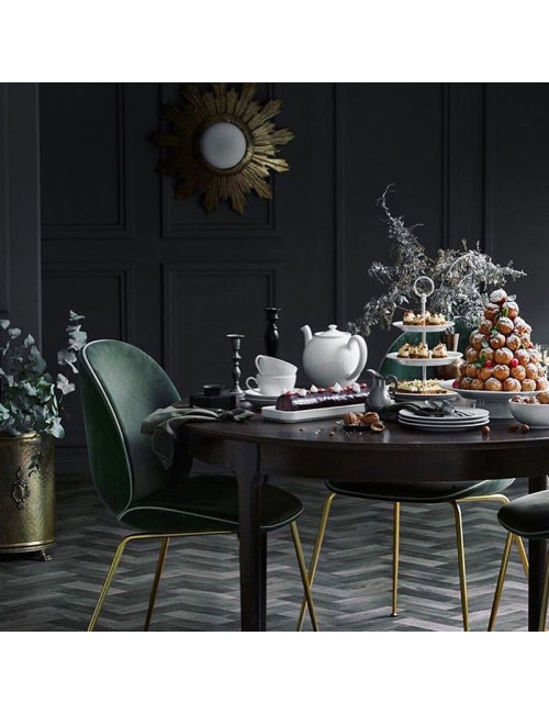 Théière en porcelaine Plissé Pillivuyt 50cl ou 150cl - 2 tailles