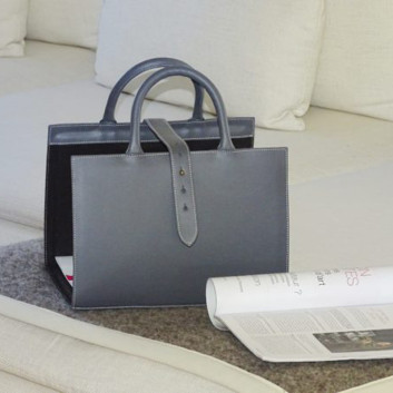 Porte revues en cuir Midipy - 6 coloris