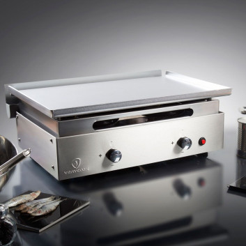 Plancha Verycook gaz 2 feux Creative Verynox