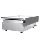 Plancha Verycook gaz 2 feux Creative Verynox