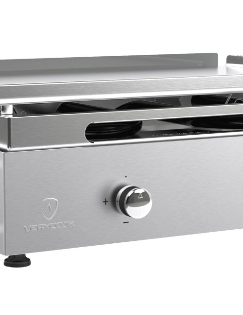 Plancha Verycook gaz 2 feux Creative Verynox