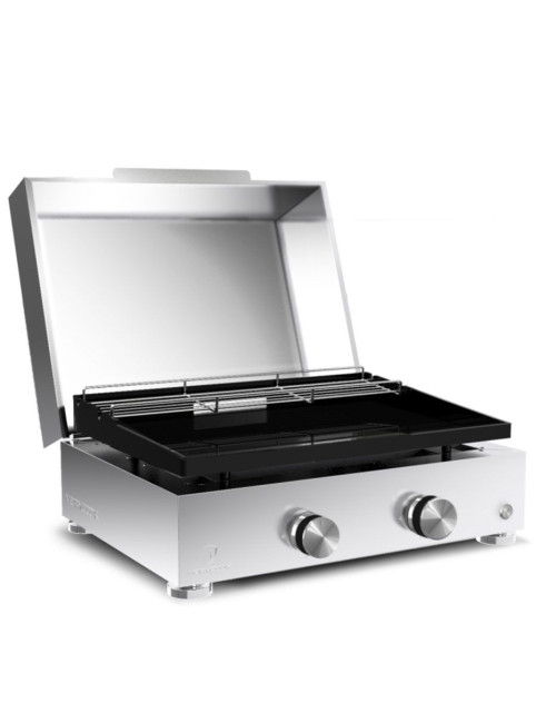 Plancha Simplicity Verycook 2 feux plaque acier émaillé