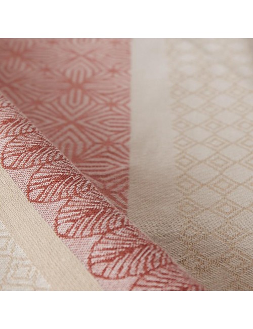 6 serviettes Charleston Corail Tradilinge 45x45cm