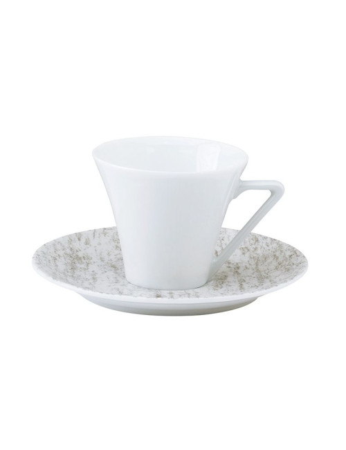 6 tasses soucoupes Cyclades Deshoulières - 2 tailles