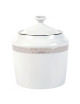 Théière cafetière sucrier Deshoulières Parure en porcelaine