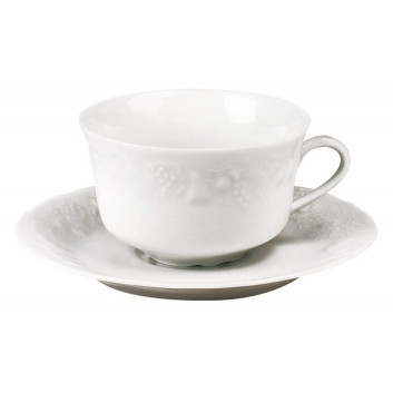6 tasses soucoupes California Deshoulières - 4 contenances
