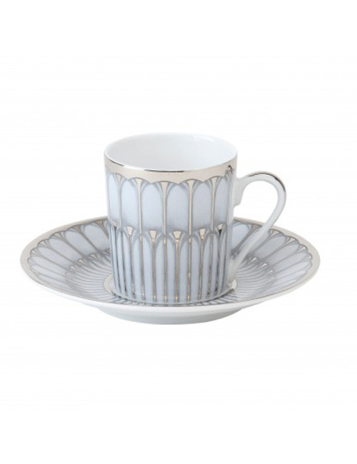 6 tasses soucoupes Arcades Deshoulières - 2 coloris 2 contenances