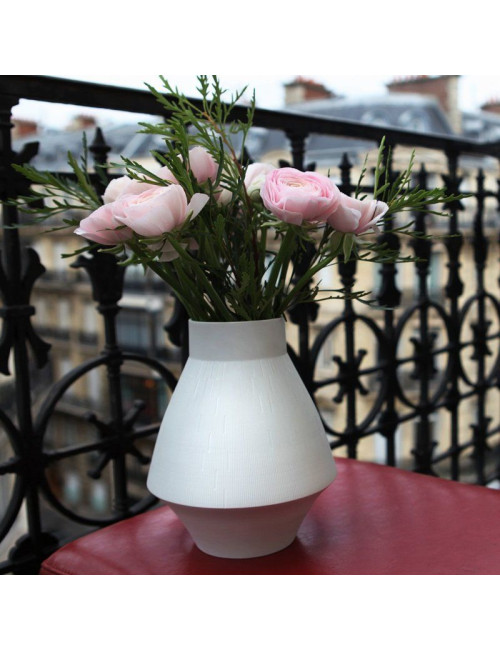 Vase en porcelaine Infini Diamant Haviland