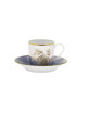 6 tasses et soucoupes Le Brésil Haviland - 3 diamètres