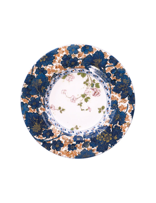 6 assiettes Dammouse Haviland - 5 diamètres
