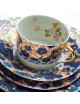 6 tasses et soucoupes Dammouse Haviland - 3 tailles