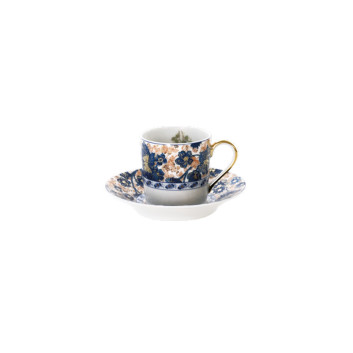 6 tasses et soucoupes Dammouse Haviland - 3 tailles