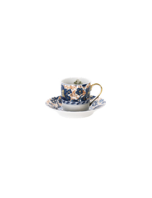 6 tasses et soucoupes Dammouse Haviland - 3 tailles
