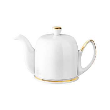 Théière DEGRENNE Salam Or en porcelaine 4 tasses