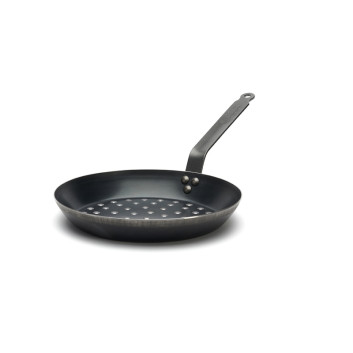 Poêle perforée à légumes De Buyer Outdoor 28cm