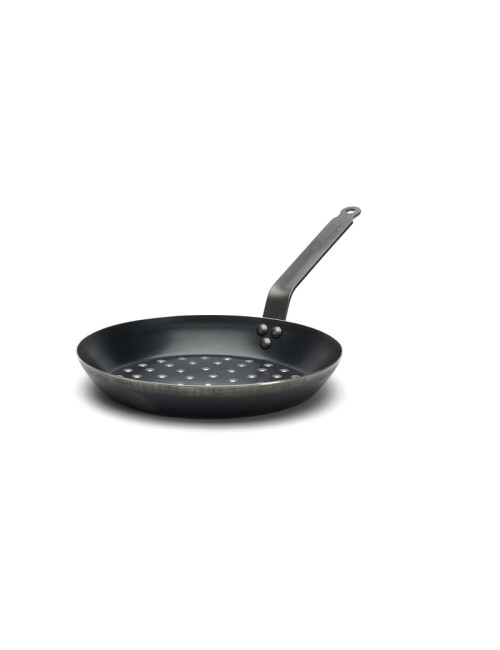 Poêle perforée à légumes De Buyer Outdoor 28cm