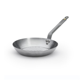 Poêle grill acier De Buyer Mineral B - 2 tailles