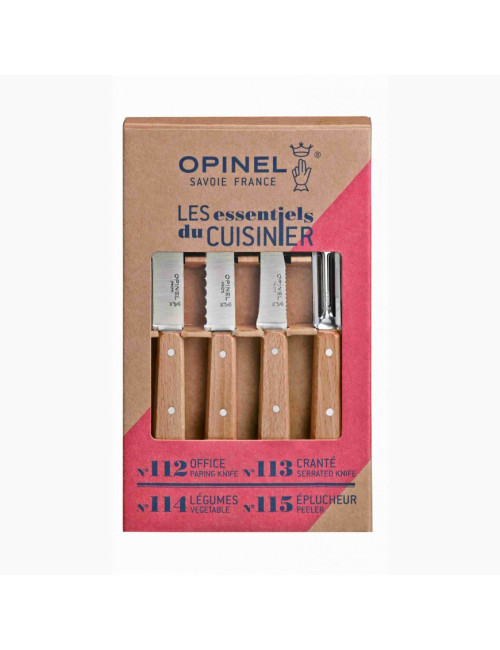 Coffret Les Essentiels du cuisinier Opinel - 7 coloris