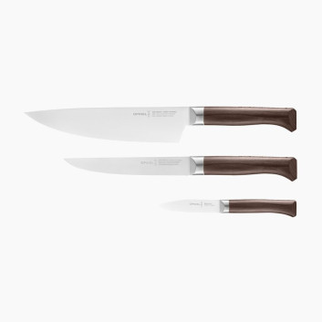 Coffret Opinel trio 3 couteaux Les Forgés 1890