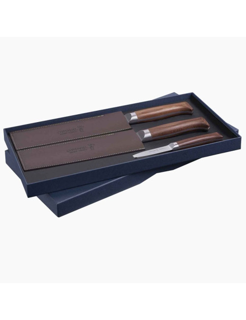 Coffret Opinel trio 3 couteaux Les Forgés 1890