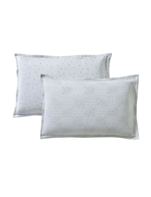 Parure de lit Gramines Blanc des Vosges - 3 coloris