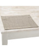 6 sets de table Modena en lin Charvet - 5 coloris