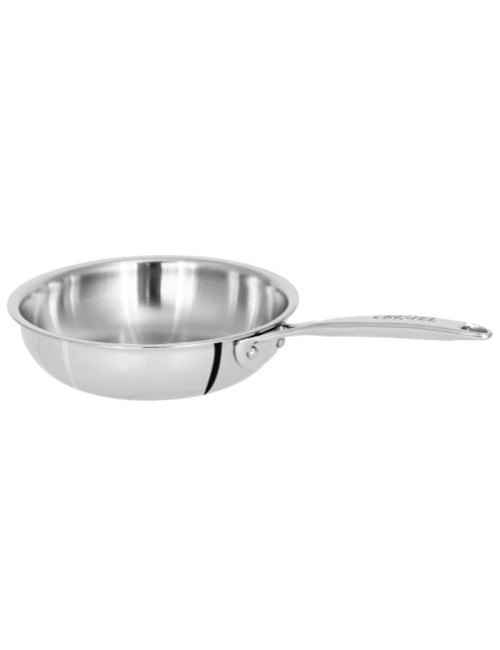 Mini poêle sautoir Cristel Castel Pro en inox - 3 tailles