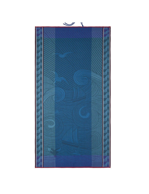 Drap de plage Baignade à Socoa Le Jacquard français - 2 coloris