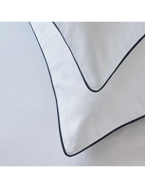 Parure de lit Suite grand luxe bleu Garnier Thiebaut