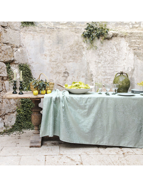 Nappe Mille guipures jade Garnier Thiebaut - 6 dimensions