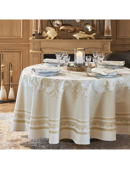 Nappe Eléonore doré Garnier Thiebaut - 7 dimensions