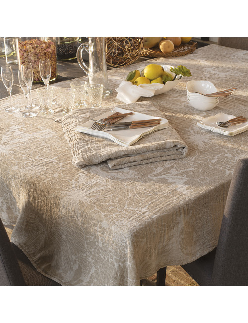 Nappe Mille Bloom Garnier Thiebaut naturel - 2 tailles