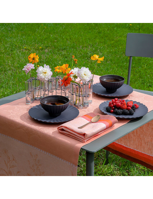 4 serviettes de table Instant bucolique Le Jacquard Français - 3 coloris