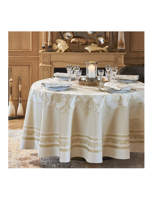 Chemin de table Eléonore doré Garnier Thiebaut - 3 tailles