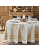 4 serviettes de table Eléonore doré Garnier Thiebaut