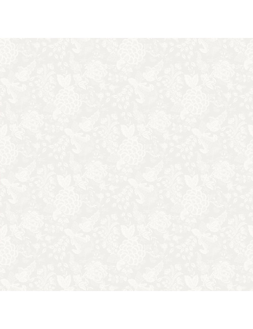 Nappe Mille Giverny Garnier Thiebaut blanc - 4 tailles